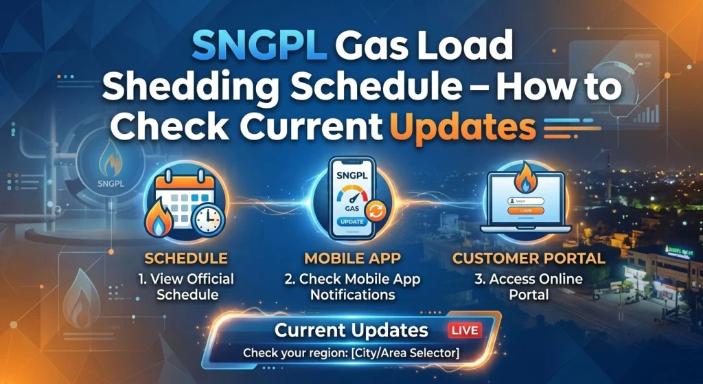 SNGPL Gas Load Shedding Schedule 2026